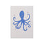 Octopus +  Flowers Postcard